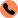 Czarna ikona s³uchawki na pomarañczowym tle